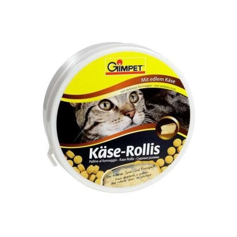 GimCat (ДжимКэт) Kase-Rollis - Общеукрепляющий комплекс для котов с сыром - Фото 2