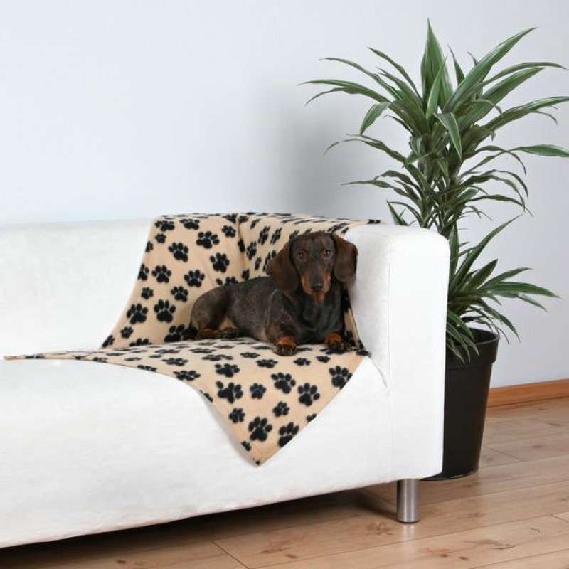 Trixie (Тріксі) Beany Blanket - Бежевий килимок з лапками для собак (100х70 см) в E-ZOO
