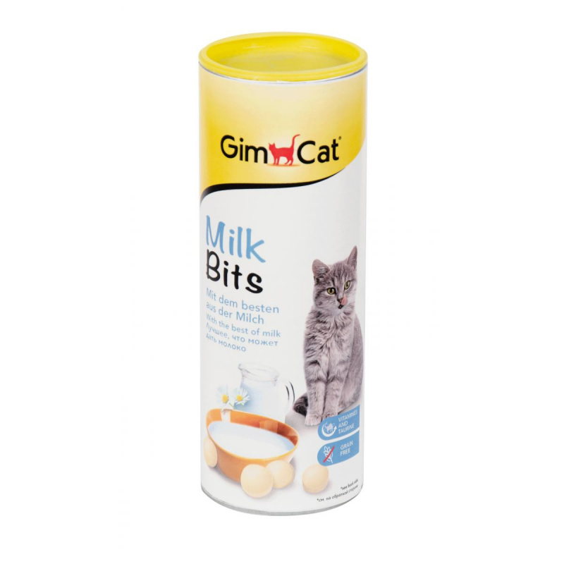 GimCat (ДжимКет) MilkBits - Ласощі для котів вітамінізовані з молоком (425 г) в E-ZOO