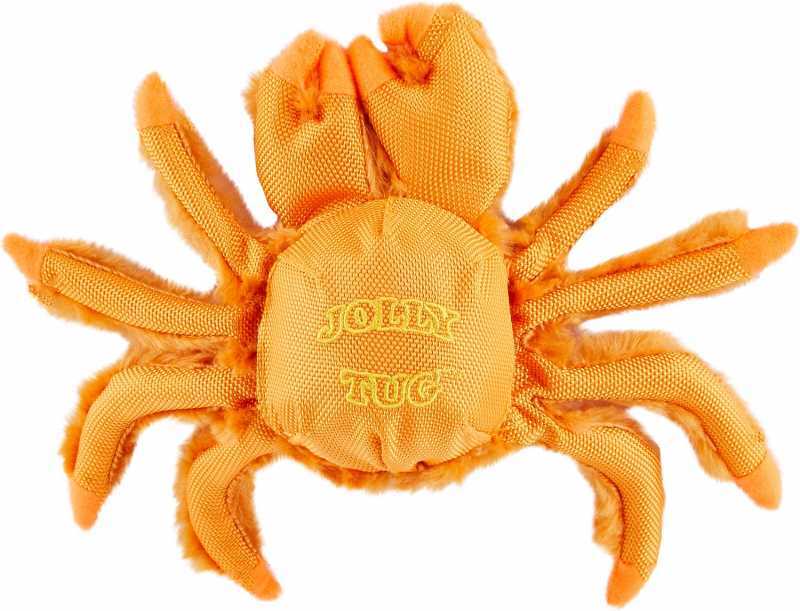 Jolly Pets (Джолли Пэтс) TUG-A-MAL Crab Dog Toy - Игрушка-пищалка Краб для перетягивания (12х25х8 см) в E-ZOO