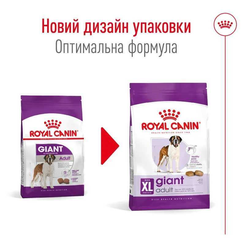 Royal Canin Giant Adult - Сухой корм для взрослых собак больших размеров (4 кг) в E-ZOO