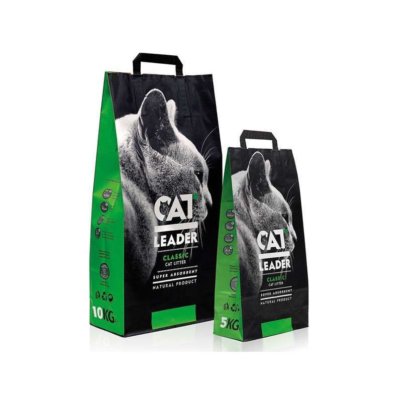 Cat Leader (Кэт Лидер) - Наполнитель комкующийся для кошачьих туалетов (5 кг) в E-ZOO
