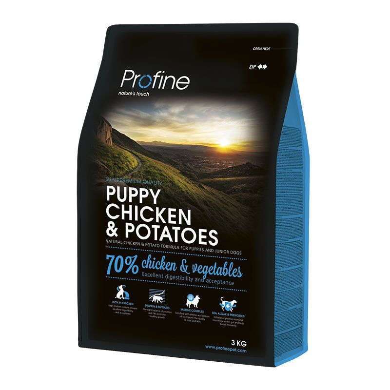 Profine (Профайн) Puppy Chicken&Potatoes - Сухой корм для щенков с курицей и картофелем (3 кг) в E-ZOO