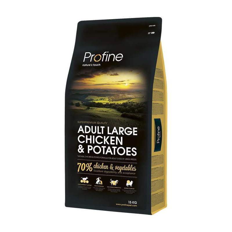 Profine (Профайн) Adult Large Breed Chicken&Potatoes - Сухой корм для собак крупных пород с курицей и картофелем (3 кг) в E-ZOO