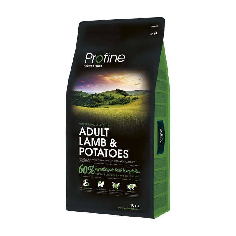 Profine (Профайн) Adult Lamb&Potatoes - Сухой гипоаллергенный корм для взрослых собак с ягненком и картофелем - Фото 3