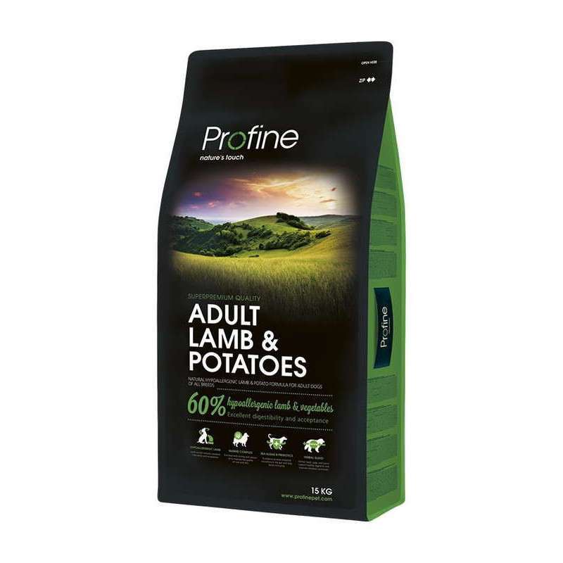 Profine (Профайн) Adult Lamb&Potatoes - Сухой гипоаллергенный корм для взрослых собак с ягненком и картофелем