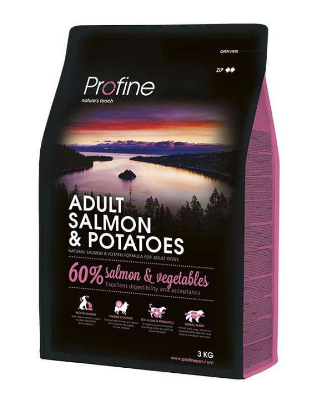 Profine (Профайн) Adult Salmon & Potatoes - Сухий гіпоалергенний корм для дорослих собак з лососем і картоплею (15 кг) в E-ZOO