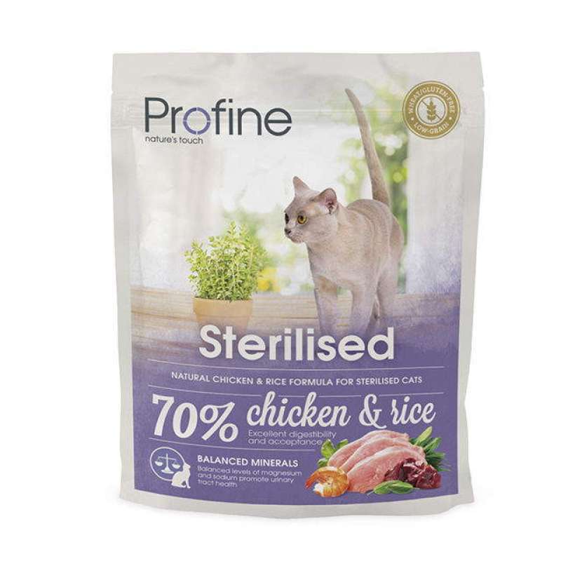 Profine (Профайн) Cat Sterilised - Сухий повноцінний корм з куркою для стерилізованих котів і кішок (2 кг) в E-ZOO