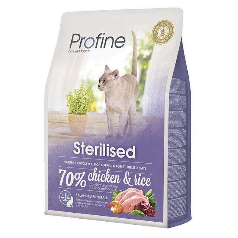 Profine (Профайн) Cat Sterilised - Сухой полноценный корм с курицей для стерилизованных котов и кошек (2 кг) в E-ZOO