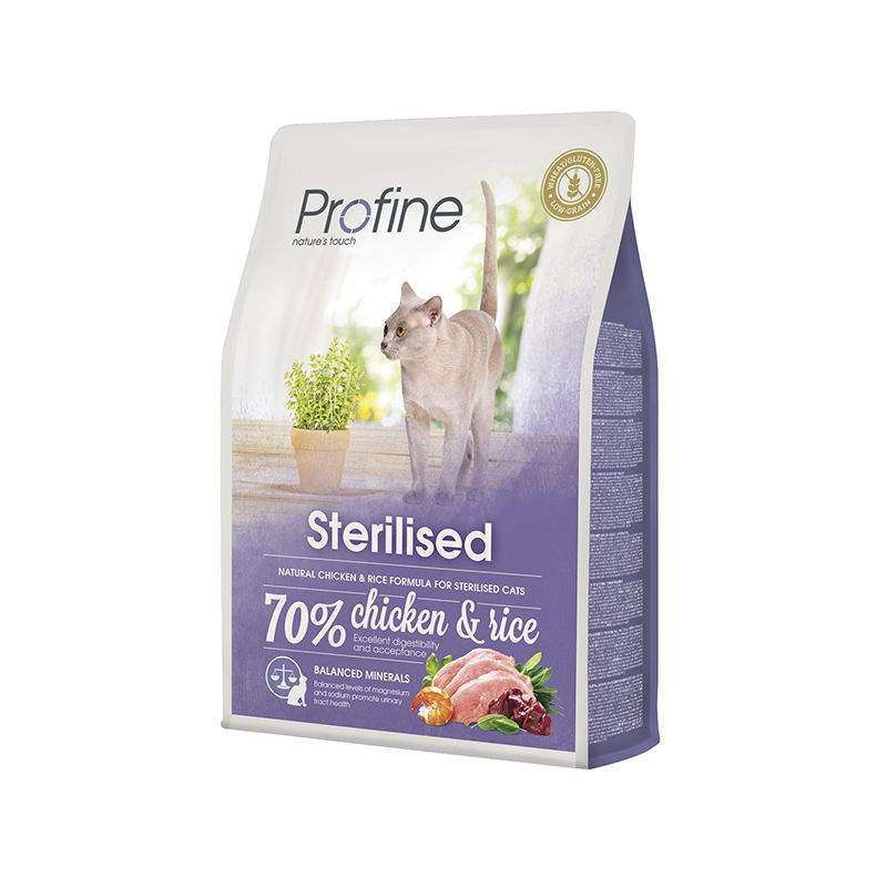 Profine (Профайн) Cat Sterilised - Сухой полноценный корм с курицей для стерилизованных котов и кошек (2 кг) в E-ZOO