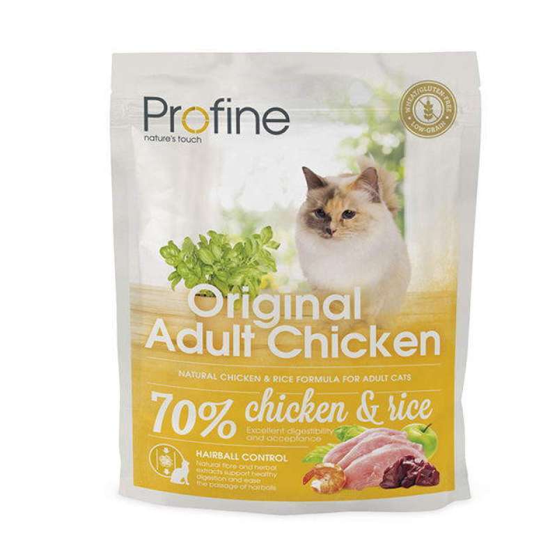 Profine (Профайн) Cat Original Adult - Сухой полноценный корм с курицей для котов и кошек (300 г) в E-ZOO