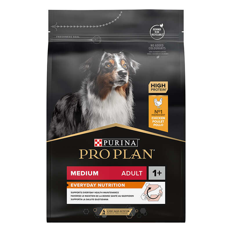 Purina Pro Plan (Пуріна Про План) Adult Medium with Chicken - Сухий корм для дорослих собак середніх порід з куркою (3 кг) в E-ZOO
