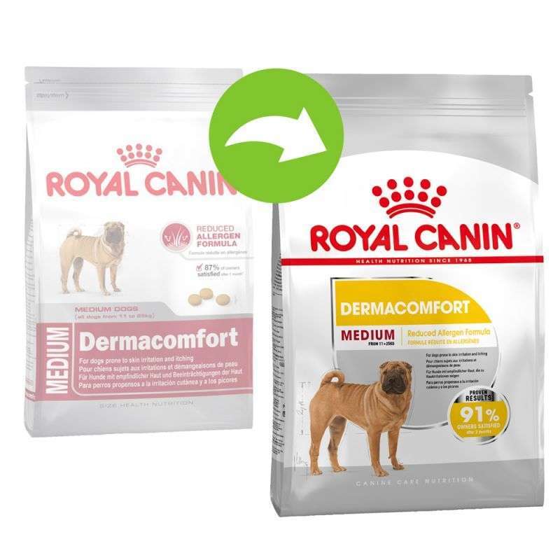 Royal Canin (Роял Канин) Medium Dermacomfort - Сухой корм для собак средних пород с чувствительной кожей - Фото 9