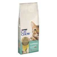 Cat Chow (Кет Чау) Hairball Control - Сухий корм с куркою для котів з контролем утворення грудок шерсті в шлунково-кишковому тракті (15 кг) в E-ZOO
