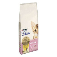 Cat Chow (Кэт Чау) Kitten - Сухой полнорационный корм с курицей для котят (15 кг)