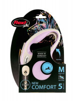 Flexi (Флекси) New Comfort М - Поводок-рулетка для собак средних пород, трос (5 м, до 20 кг) - Фото 6