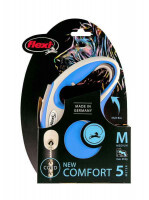 Flexi (Флекси) New Comfort М - Поводок-рулетка для собак средних пород, трос (5 м, до 20 кг) - Фото 9