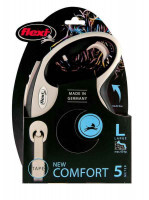 Flexi (Флекси) New Comfort L - Поводок-рулетка для собак крупных пород, лента (5 м, до 60 кг) - Фото 9