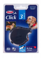Flexi (Флекси) Promotion Click 3 - Поводок-рулетка для собак средних пород, лента (0,5 м до 35 кг) - Фото 2