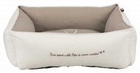 Trixie (Трикси) Pet's Home Bed - Вельветовый лежак с сердечком для собак и кошек (60х50 см) в E-ZOO