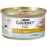 Gourmet (Гурмэ) Gold - Консервированный корм паштет с тунцом для взрослых кошек (85 г)