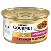 Gourmet (Гурмэ) Gold - Консервированный корм с уткой и индейкой для взрослых кошек (85 г) в E-ZOO