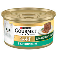 Gourmet (Гурмэ) Gold - Консервированный корм-террин с кроликом для взрослых кошек (85 г) в E-ZOO