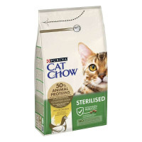 Cat Chow (Кэт Чау) Sterilised - Сухой корм с курицей для кастрированных котов и стерилизованных кошек (1,5 кг) в E-ZOO