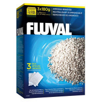 Fluval (Флювал) Ammonia Remover - Натуральний іонообмінний наповнювач для фільтра (3х180 г) в E-ZOO