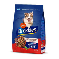 Brekkies (Брекис) Dog Beef - Сухой корм с говядиной для взрослых собак различных пород (3 кг)