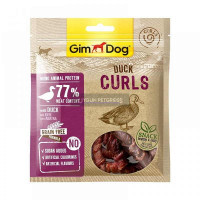GimDog (ДжимДог) Superfood Duck Curls - Лакомство спиральки с уткой для собак (55 г)