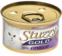 Stuzzy (Штузи) Gold Cat Rabbit - Консервированный корм с кроликом для котов (мусс) (85 г) в E-ZOO
