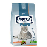 Happy Cat (Хеппі Кет) Indoor Adult Atlantik-Lachs - Сухий корм з лососем для дорослих котів, що мешкають у приміщенні (4 кг) в E-ZOO