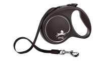 Flexi (Флексі) Black Design L - Повідець-рулетка для собак середніх і великих порід, стрічка (5 м; до 50 кг) (L) в E-ZOO