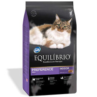 Equilibrio (Эквилибрио) Cat Adult Preference Indoor - Сухой корм с курицей и тунцом для взрослых привередливых котов (500 г)