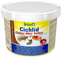 Tetra (Тетра) Cichlid Colour Mini Pellets - Сухой корм в гранулах для окраса всех цихлид (10 л) в E-ZOO