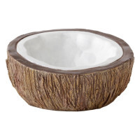 Exo Terra (Экзо Терра) Coconut Water Dish - Поилка пластиковая Кокос для рептилий (10,5х10,5х4,8 см)