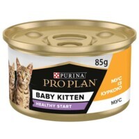 Purina Pro Plan Baby Kitten Healthy Start Chiken - Консервований корм з куркою для кошенят після відлучення від матері (мус) (85 г) в E-ZOO