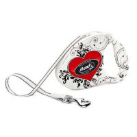 Flexi (Флекси) Fashion Ladies M "Heart" - Поводок-рулетка для собак средних пород "Сердце", лента (5 м, до 25 кг) (М) в E-ZOO