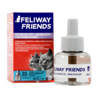 Ceva (Сева) Feliway Friends (сменный блок) - Средство для снятия стресса и коррекции поведения у кошек при групповом содержании (48 мл) в E-ZOO