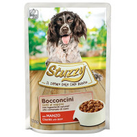 Stuzzy (Штузі) Dog Beef - Консервований корм з яловичиною для собак всіх порід (шматочки в соусі) (100 г) в E-ZOO