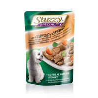 Stuzzy (Штузи) Speciality Dog Rabbit Vegetables - Консервированный корм с кроликом и овощами для собак всех пород (кусочки в соусе) (100 г)