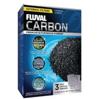 Fluval (Флювал) Carbon - Наповнювач для фільтра з активованим вугіллям (3 шт./уп.) в E-ZOO
