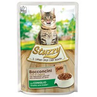 Stuzzy (Штузи) Cat Rabbit - Консервированный корм с кроликом для котов (кусочки в желе) (85 г)