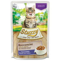 Stuzzy (Штузі) Cat Sterilized Turkey - Консервований корм з індичкою для стерилізованих кішок (шматочки в соусі) (100 г) в E-ZOO