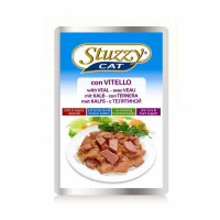Stuzzy (Штузи) Cat Veal - Консервированный корм с телятиной для котов (кусочки в соусе) (100 г)