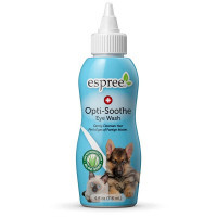 Espree (Эспри) Optisoothe Eye Wash - Смягчающее моющее средство и ополаскиватель для глаз с алоэ для собак и кошек (118 мл)
