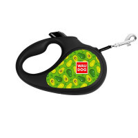 Collar (Коллар) WAUDOG Roulette Leash - Повідець-рулетка для собак з малюнком "Авокадо" (L) в E-ZOO