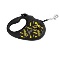 Collar (Коллар) WAUDOG Roulette Leash - Поводок-рулетка для собак с рисунком "Бэтмен Узор" (XS) в E-ZOO