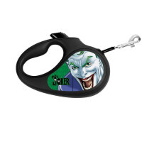 Collar (Коллар) WAUDOG Roulette Leash - Поводок-рулетка для собак с рисунком "Джокер Зеленый" (XS) в E-ZOO